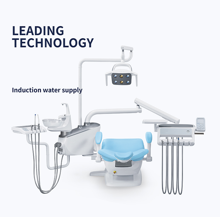 V3 luxury Low cost disinfection dental chair with 2 stools – Foshan ...